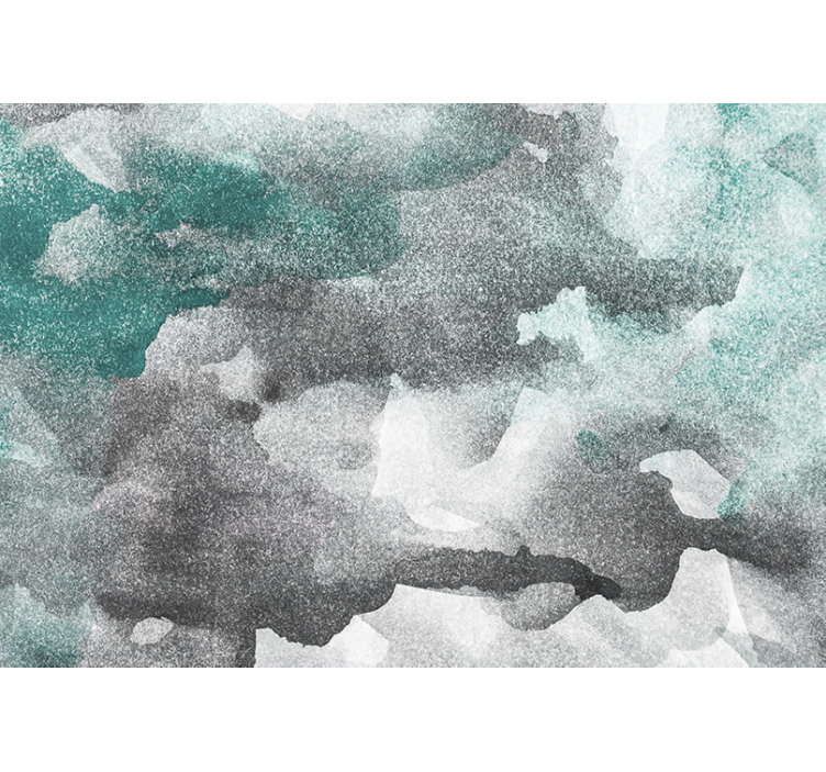 Dažyti dūmai su spalvotais santuokos sienų fototapetai - „Tenstickers“