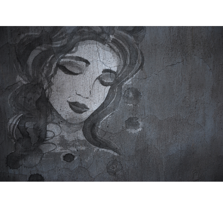 Meno sieniniai paveikslai elegantiškos moters portretas - „Tenstickers“