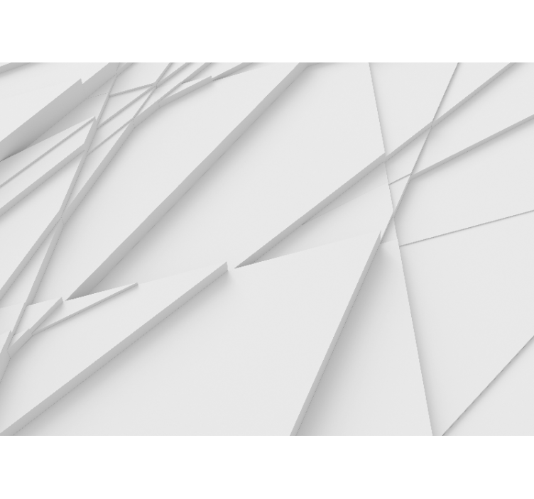 Abstraktus sienų freska geometriniai sluoksniuoti raštai - „Tenstickers“