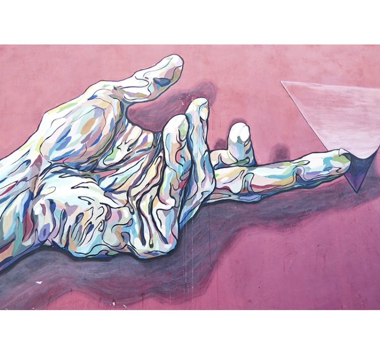 Abstraktus rankos gestas Meno sieniniai paveikslai - „Tenstickers“