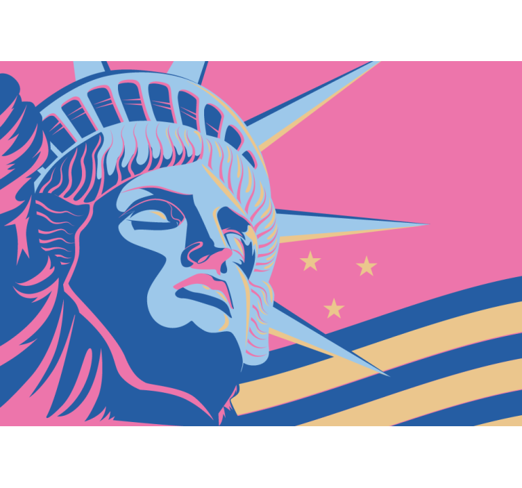 Miesto sienų freska laisvės paminklas - „Tenstickers“