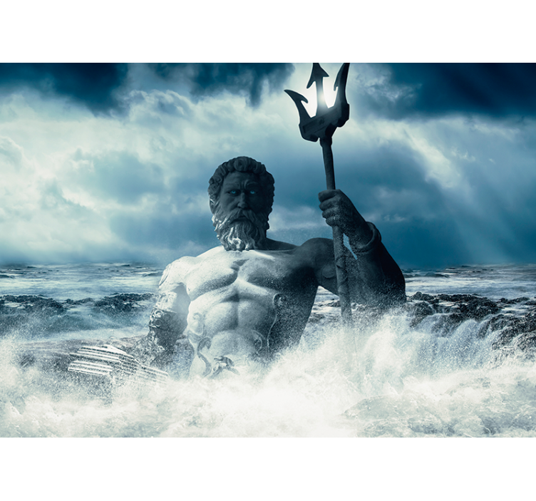 Poseidon art design klasikinio meno tapetai - „Tenstickers“