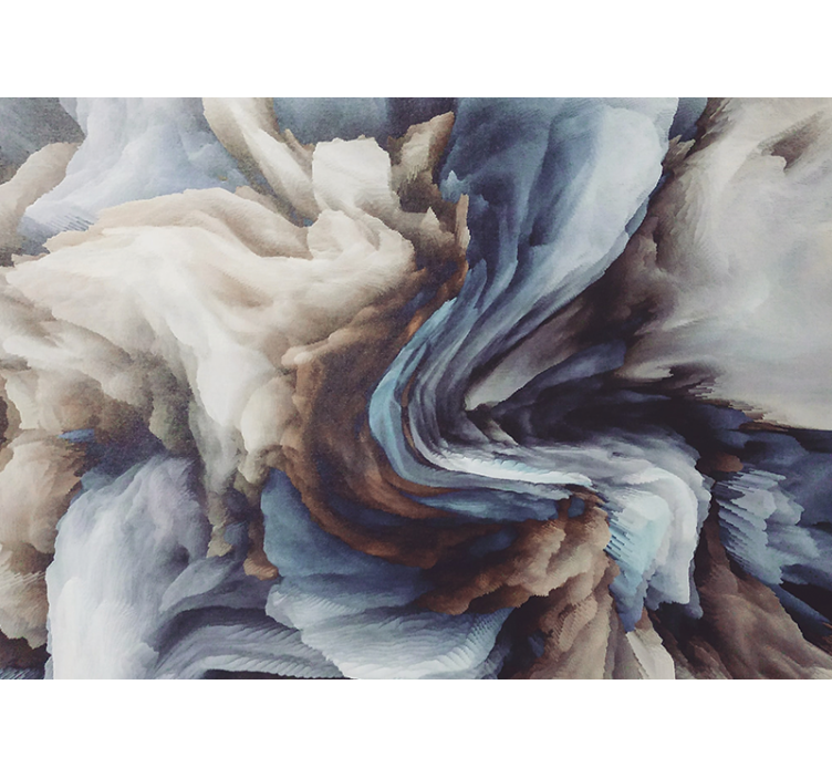 Abstraktus sienų freska sukimosi tekstūros raštai - „Tenstickers“