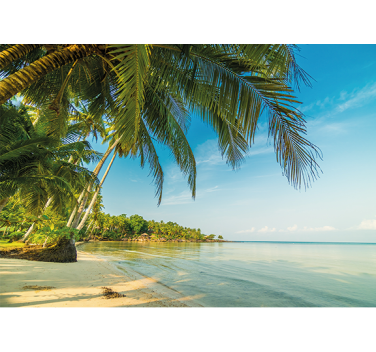 Gamtos sienų tapyba ramus paplūdimio peizažas - „Tenstickers“