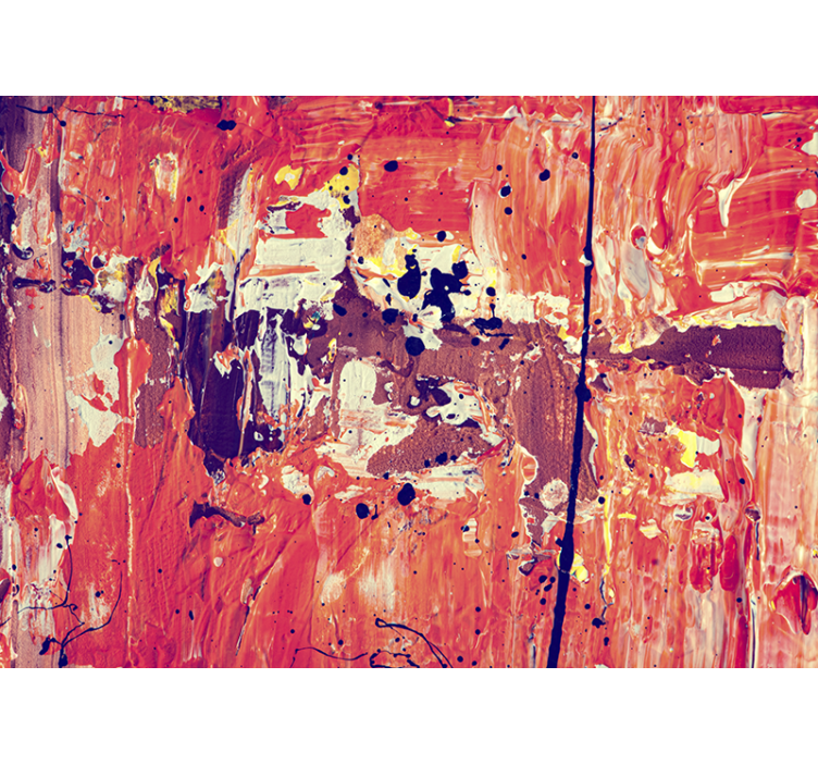 Abstraktus sienų freska gyvybingas abstraktus išraiškas - „Tenstickers“