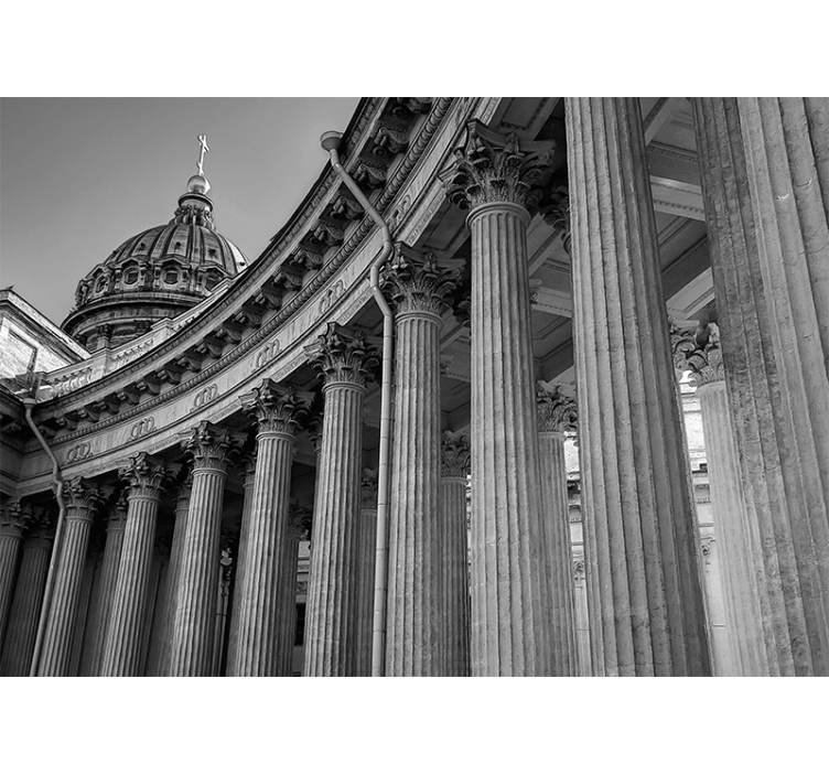 Miesto sienų freska architektūrinė elegancija - „Tenstickers“