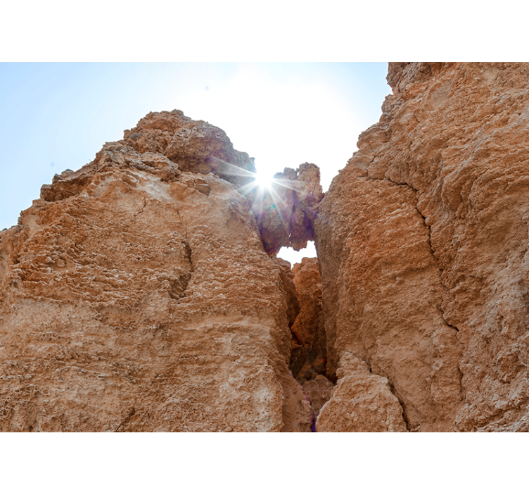 Kalnų sienos freska roko peizažo vaizdas - „Tenstickers“