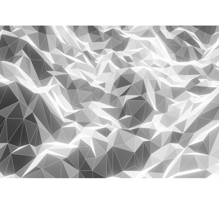 Abstraktus sienų freska geometrinių akmenų raštu - „Tenstickers“