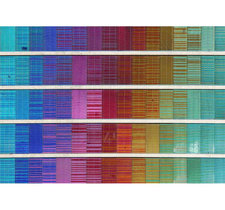 Abstraktus sienų freska spalvų spektrų išdėstymas - „Tenstickers“