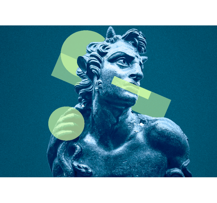 Meno sieniniai paveikslai su geometrinėmis formomis - „Tenstickers“