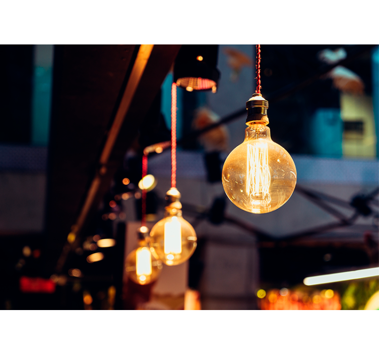 Tekstūruotos sienų freska senovinis šviestuvas - „Tenstickers“