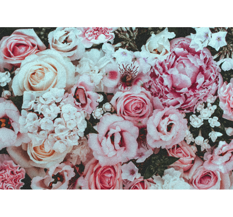 Gėlių sienos freska gėlių kompozicijų džiaugsmas - „Tenstickers“