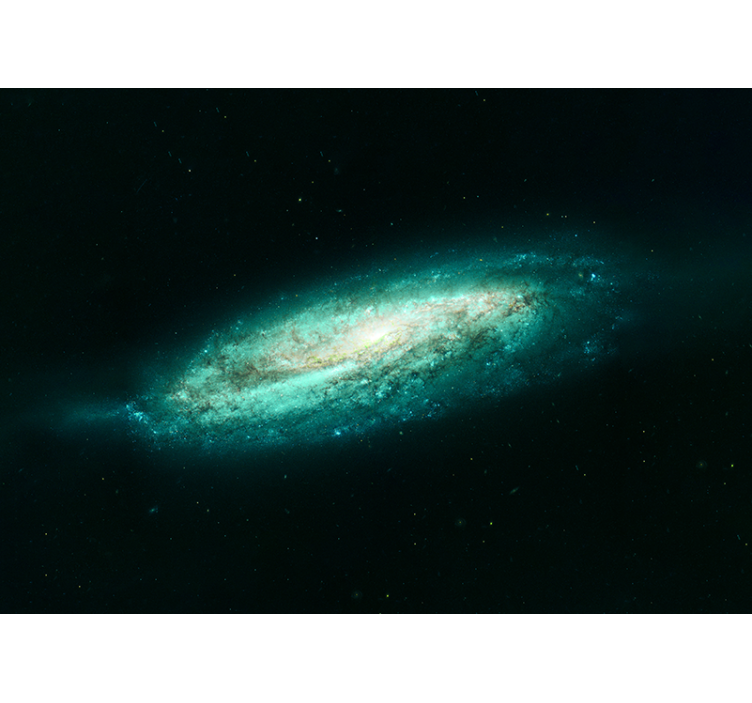 Erdvės sienų freska galaktikos spiralinė forma - „Tenstickers“