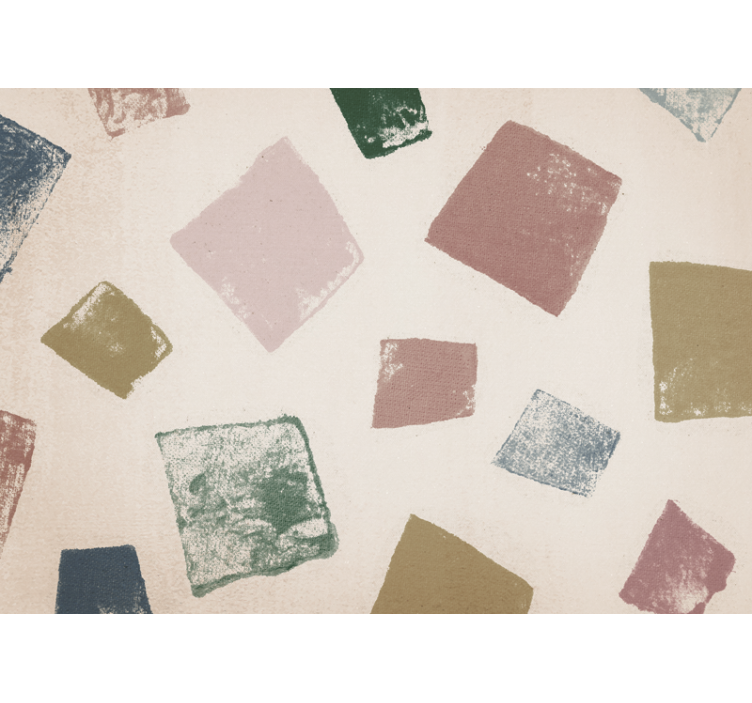 Tekstūros sienų freska geometriniai spalvų blokai - „Tenstickers“