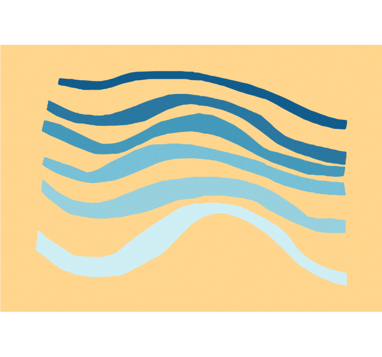 Abstraktus sienų freska banguotų linijų tekstūra - „Tenstickers“