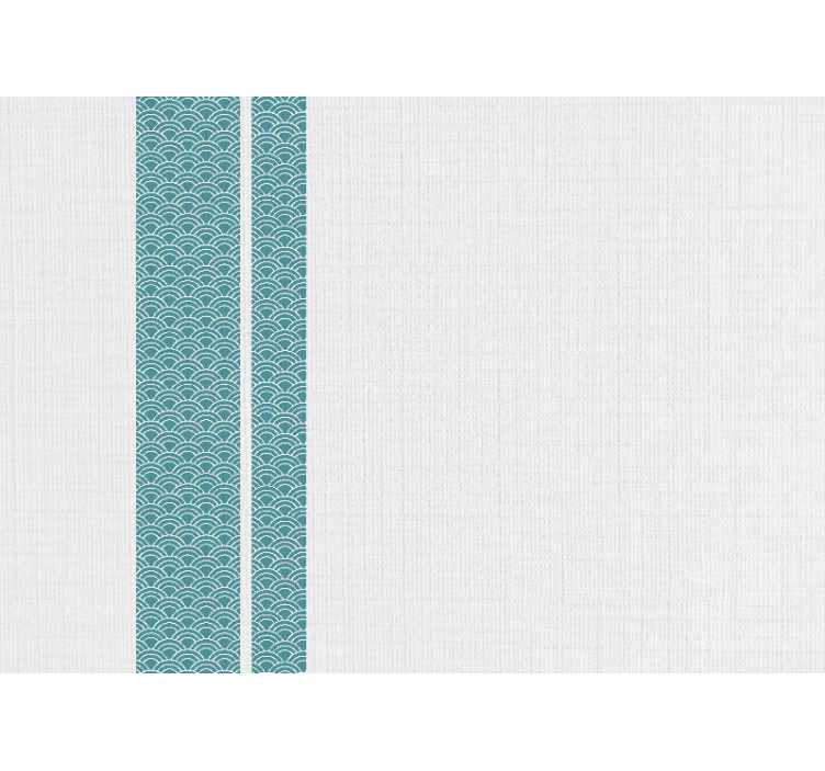 Banguotas mėlynas raštas tekstūros sienų freska - „Tenstickers“