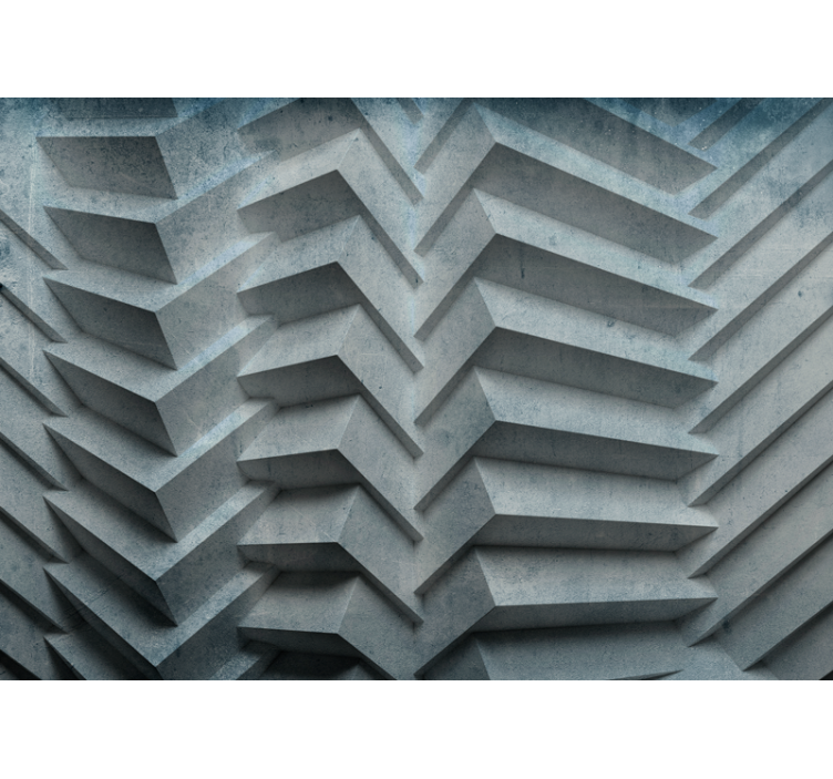 Tekstūros sienų freska geometrinių paviršių raštai - „Tenstickers“