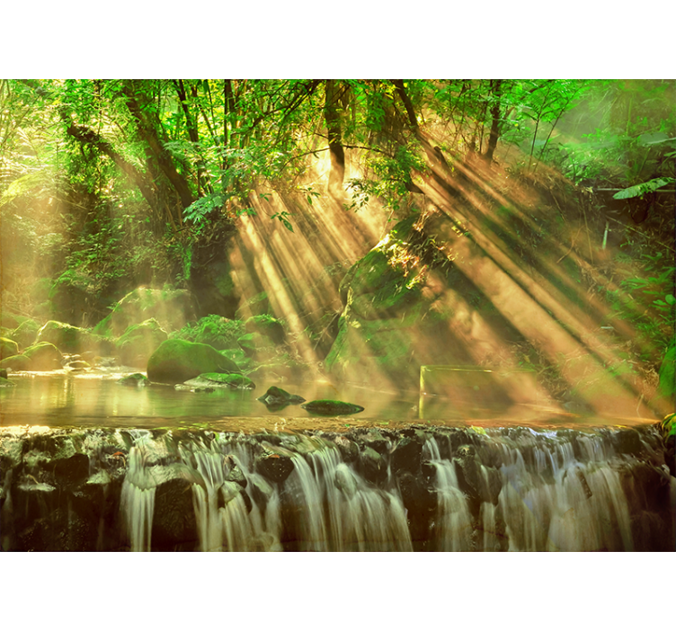 Gamtos sienų tapyba tekanti Žaluma - „Tenstickers“