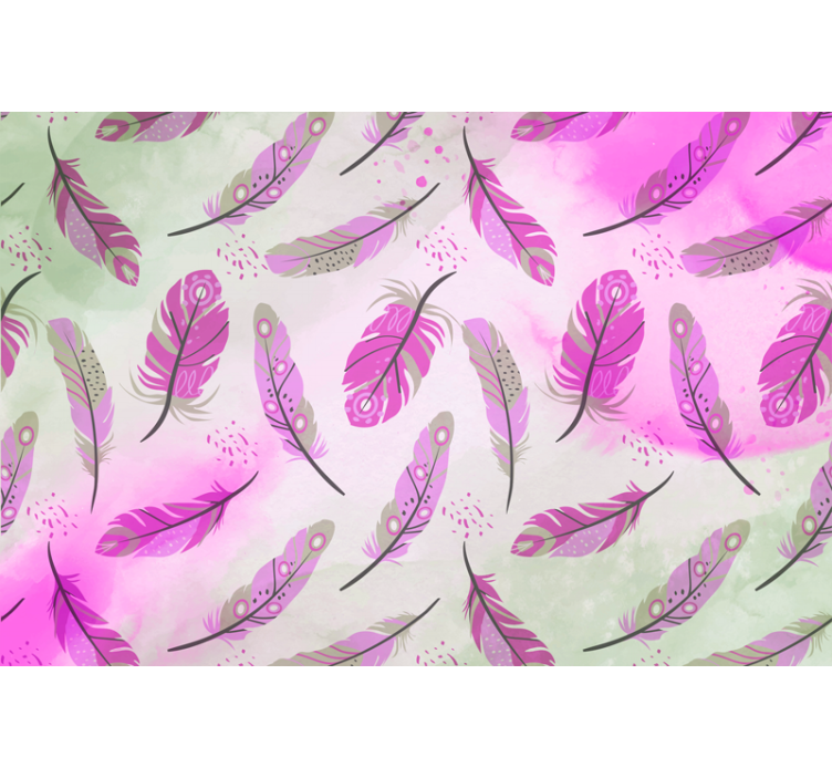 Boho plunksnų zen sienų tapyba - „Tenstickers“