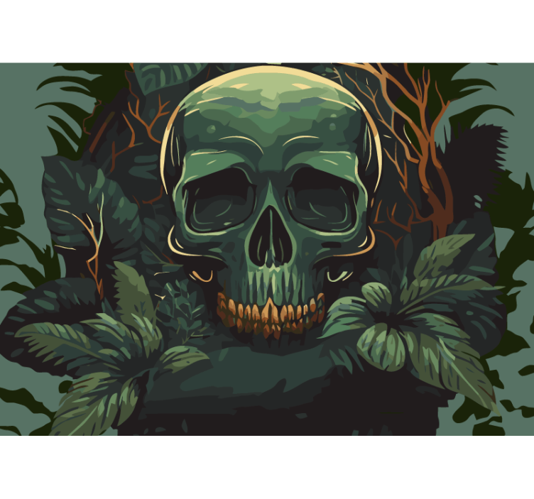 Mirčių kaukolės galvos sienos freska - „Tenstickers“