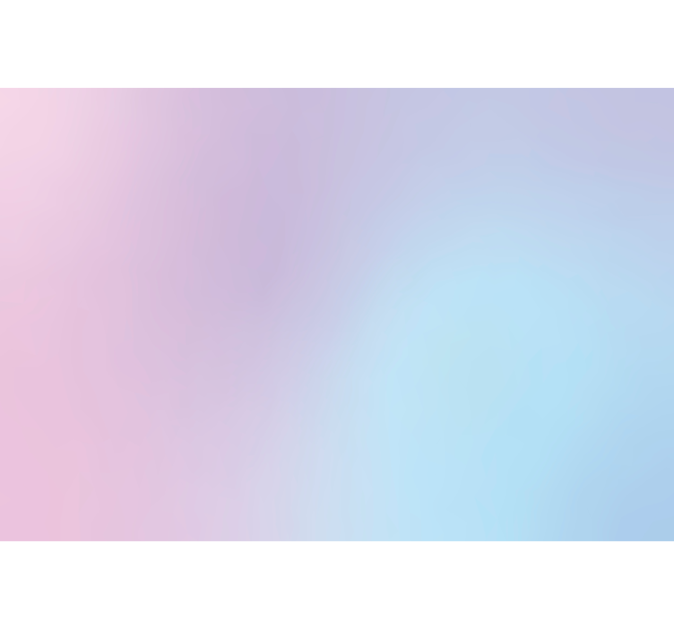 Šviesiai rožinė ir mėlyna gradientas 3D  sienų freska - „Tenstickers“