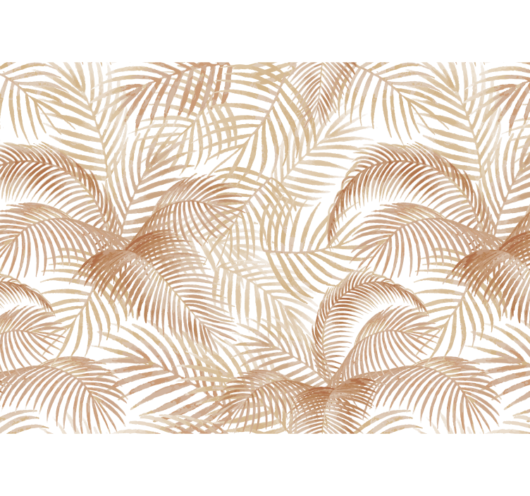 Egzotinės palmės Fototapetai terakotos - „Tenstickers“