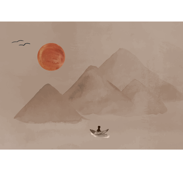 Japoniška atmosfera Fototapetai terakotos - „Tenstickers“