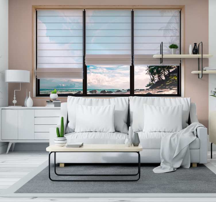 3d efektas paplūdimio sienos freska - „Tenstickers“