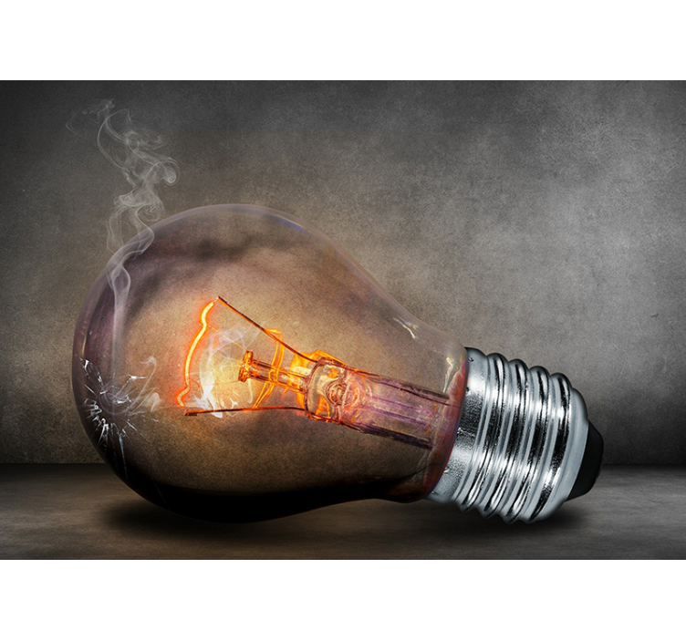 Sudužęs apšvietimas 3D  sienų freska - „Tenstickers“