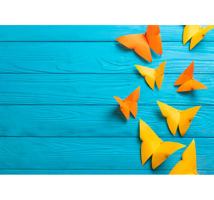 Spalvoti dekoratyviniai drugeliai sieninis paveikslas - „Tenstickers“