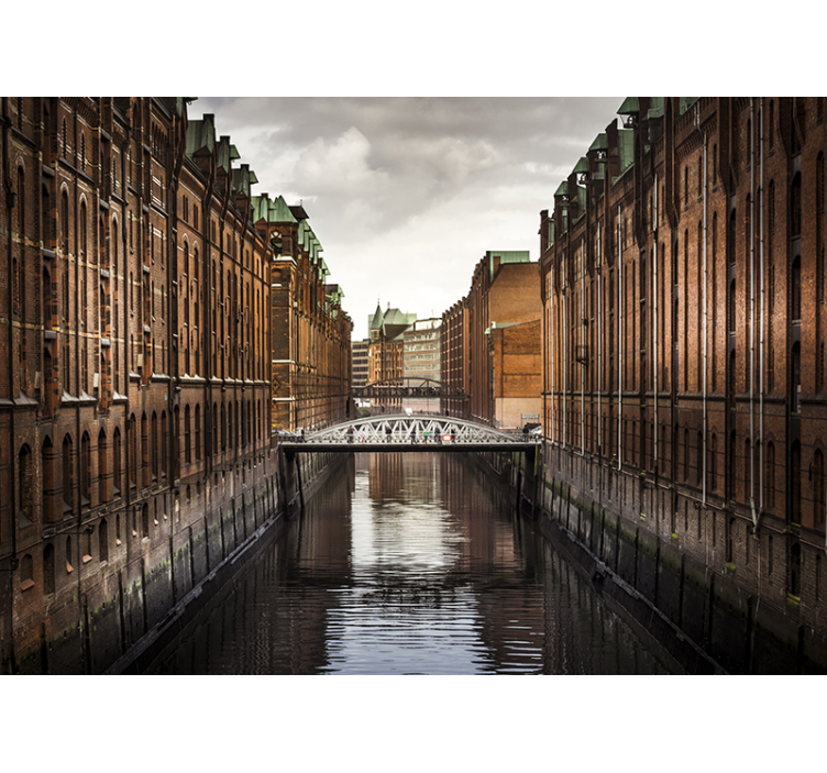 Istorinis kanalo vaizdas berlyno sienos freska - „Tenstickers“