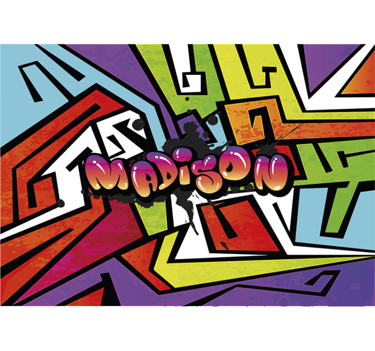 Miesto grafiti sieninis paveiksliukas - „Tenstickers“