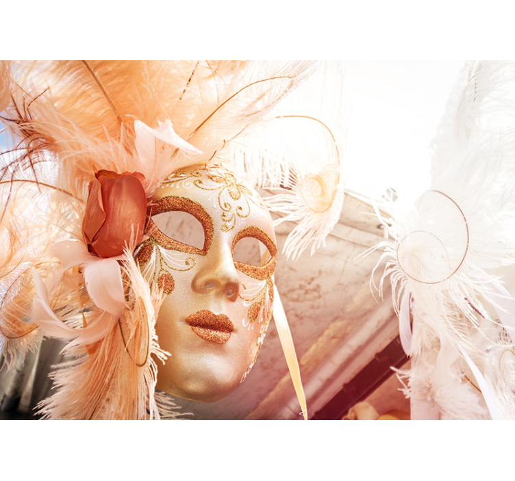 Venecijos karnavalo svetainės sieninė tapyba - „Tenstickers“