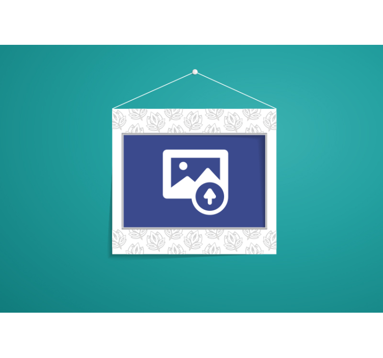 Gėlių sienos rėmas pagal sieną - „Tenstickers“