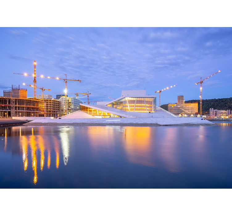 Modernus architektūrinis dizainas miesto sienų freska - „Tenstickers“