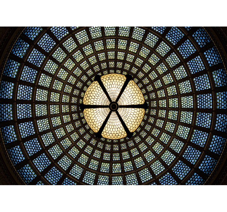 Vitražo lubos 3D  sienų freska - „Tenstickers“