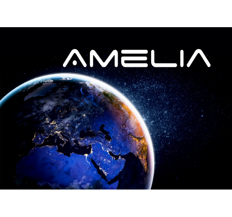 Gaublys ir žvaigždės erdvės sienų freska - „Tenstickers“