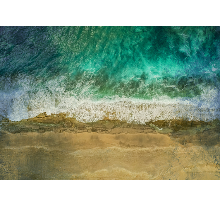 žalias vanduo senovinis jūros paveikslas - „Tenstickers“