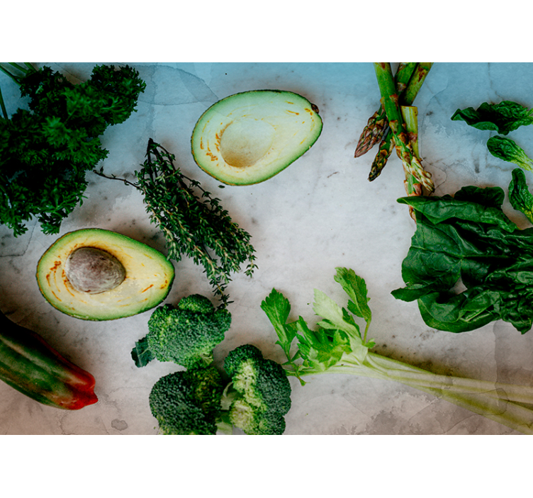 Avokadų ir prieskonių virtuvės sieninė tapyba - „Tenstickers“