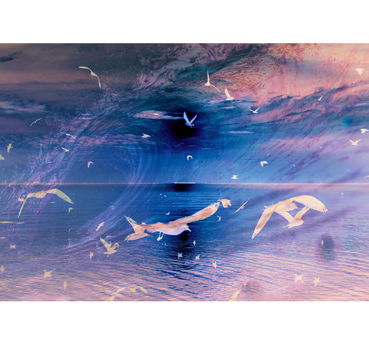 Jūroje su kirais po jūrų fototapetai - „Tenstickers“