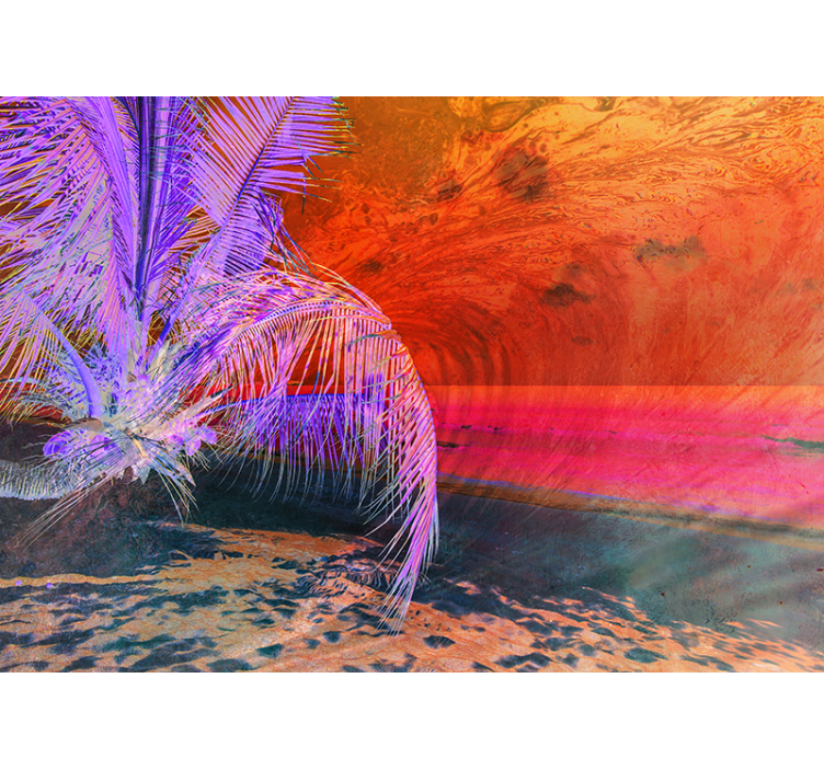 Gamtos sienų tapyba tropikų paplūdimio pabėgimas - „Tenstickers“