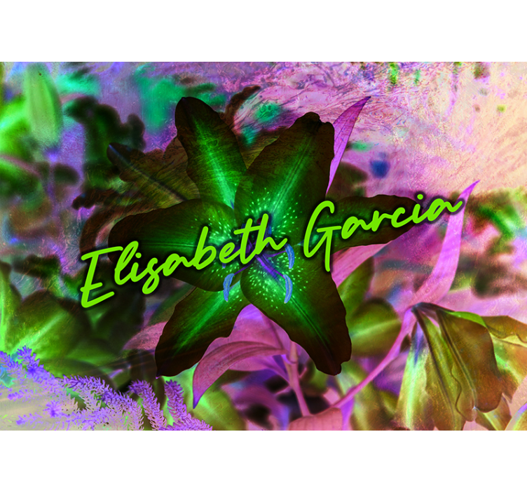 Pritaikomas 3d lelijos sieninis paveikslas - „Tenstickers“