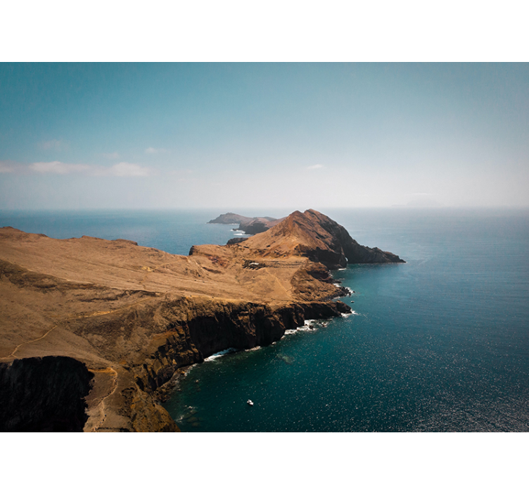 Pakrantės kalnų vaizdas peizažo sienos freska - „Tenstickers“