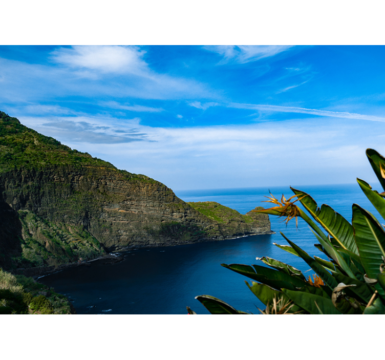 Peizažo sienos freska pajūrio kalnų panorama - „Tenstickers“