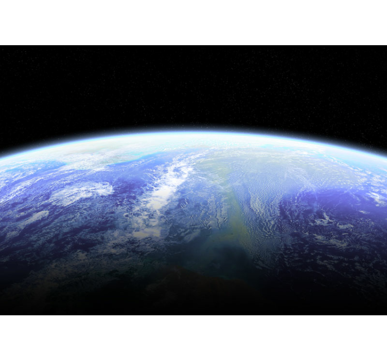 Palydovinis žemės kosmoso sienos fototapetaivaizdas - „Tenstickers“