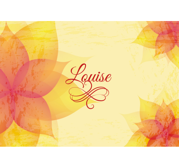 Sudėtingas botaninis išdėstymas gėlių sienos freska - „Tenstickers“