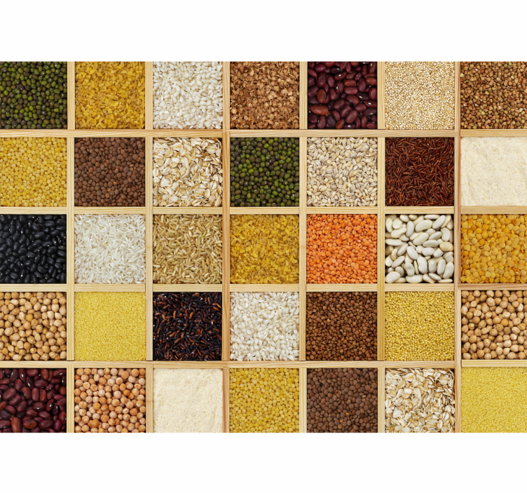 Sieninė tapyba virtuvė skirtingi ankštiniai augalai - „Tenstickers“