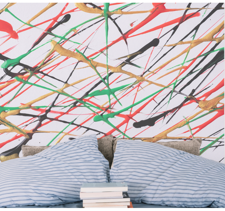 Abstraktus sienų freska energijos potėpiai - „Tenstickers“