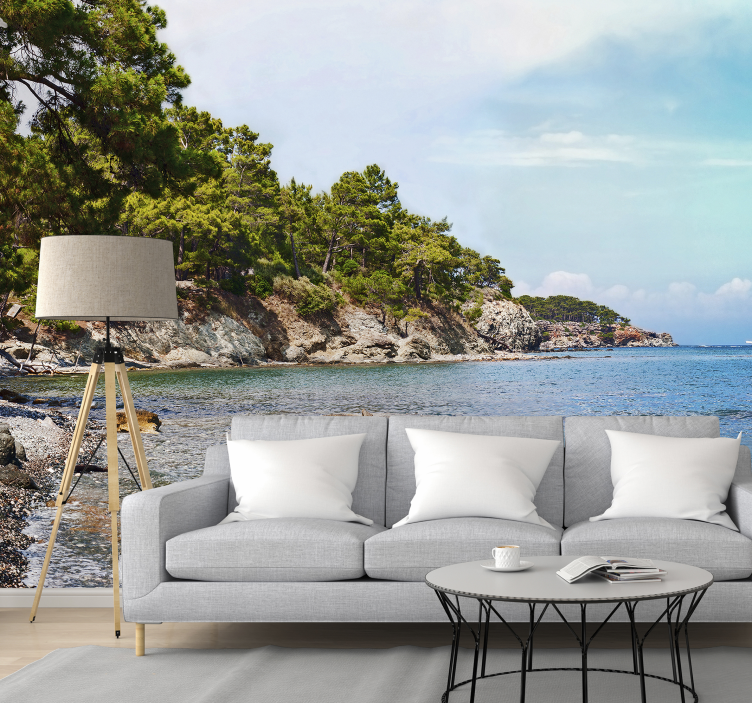 Antalya paplūdimio jūros sienos freska - „Tenstickers“