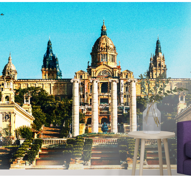 Apšviesti vaizdai į montjuic barcelona freską - „Tenstickers“